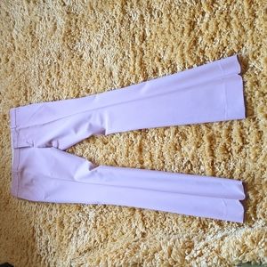 Gucci satin pink bubblegum skinny flare pants.